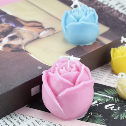 Molde para Velones y Jabones en Forma de Flor #6