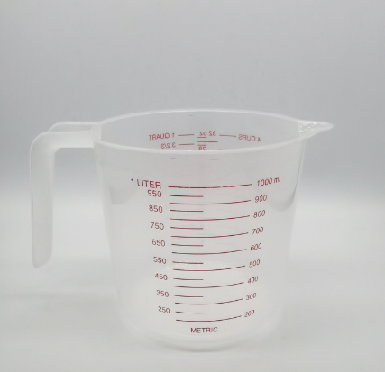 Vasos Medidores en Silicón con Agarradera