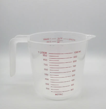 Vasos Medidores en Silicón con Agarradera