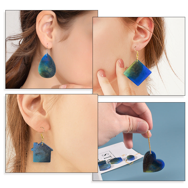 Molde de formas básicas para llaveros y aretes