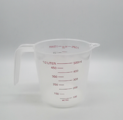 Vasos Medidores en Silicón con Agarradera
