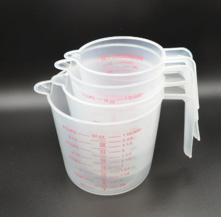 Vasos Medidores en Silicón con Agarradera
