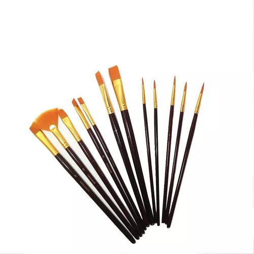 Kit de Pinceles para Pintura de diferentes tamaños