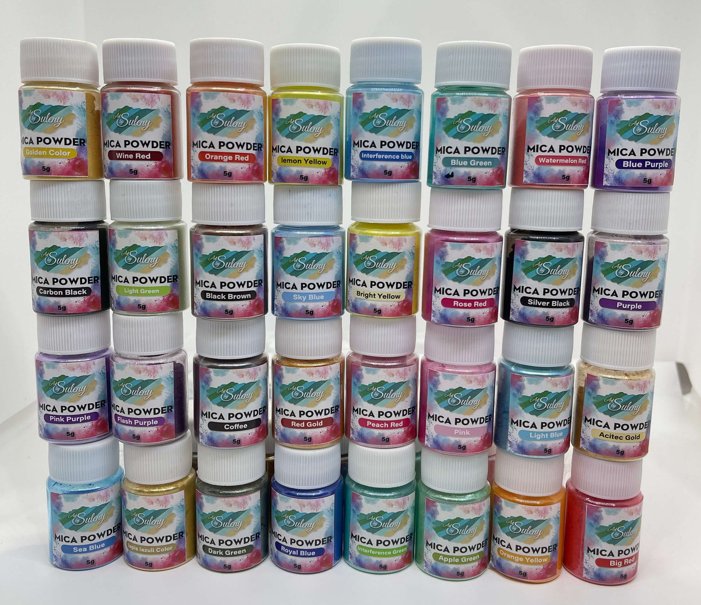 Pigmento en Polvo Mica Powder para Resina, Velones, Jabones Y Cosmeticos