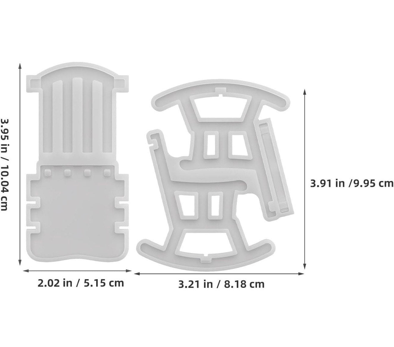 Molde de Mecedora para adornos