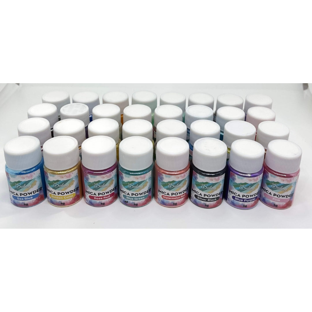 Pigmento en Polvo Mica Powder para Resina, Velones, Jabones Y Cosmeticos