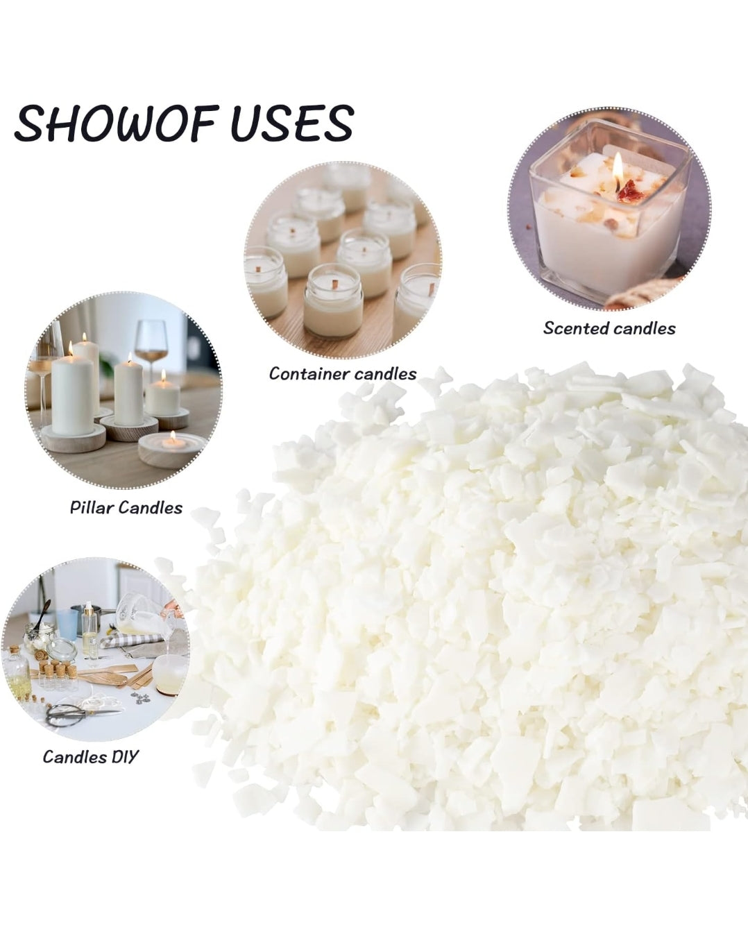 Cera de Soya para Velones (Soy Wax White)
