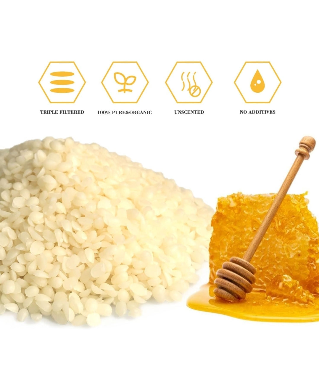 Cera de Abeja para Velones (Bee Wax White)