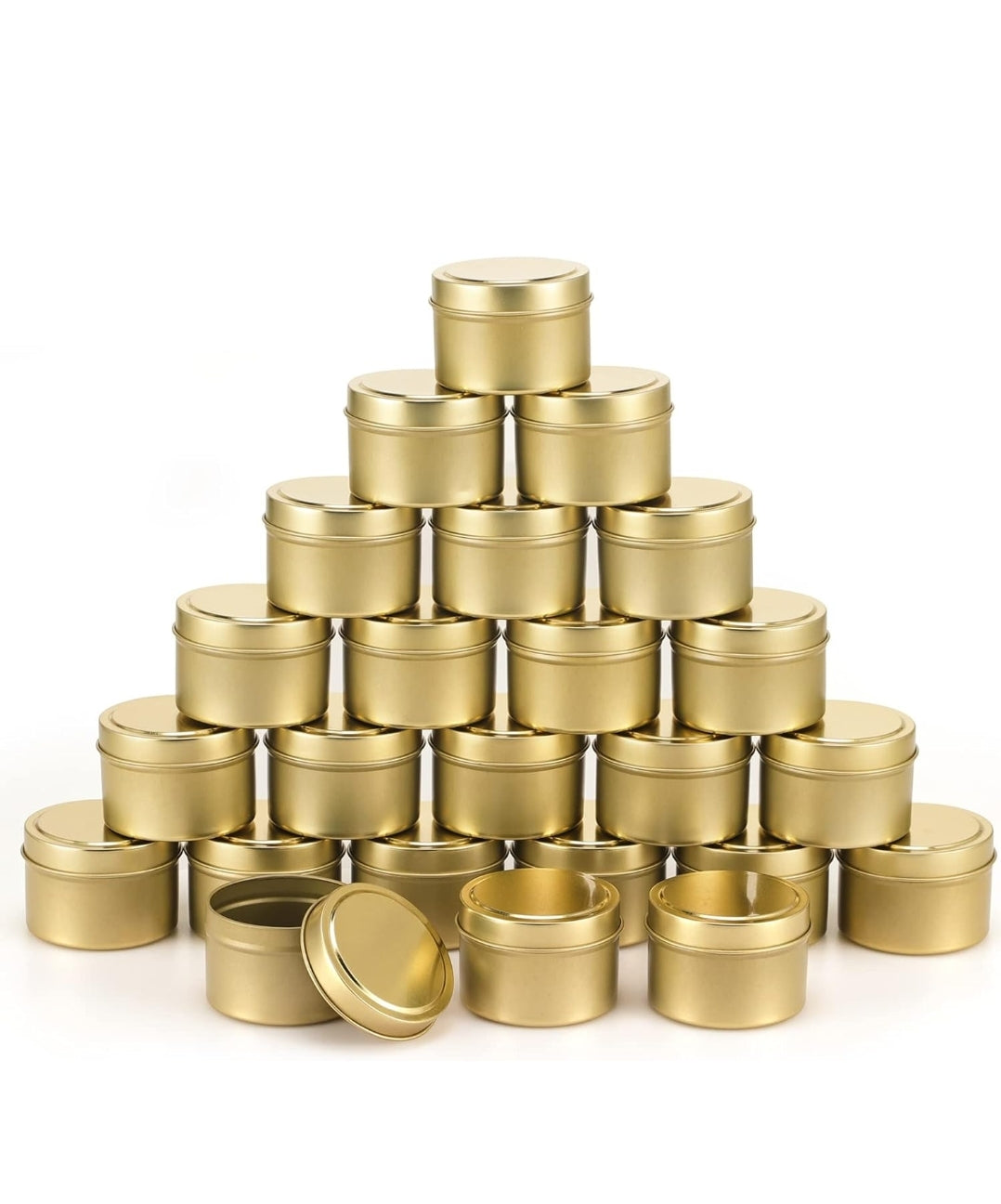 Tarros Metalicos para velones grandes 240ML (75x50mm)