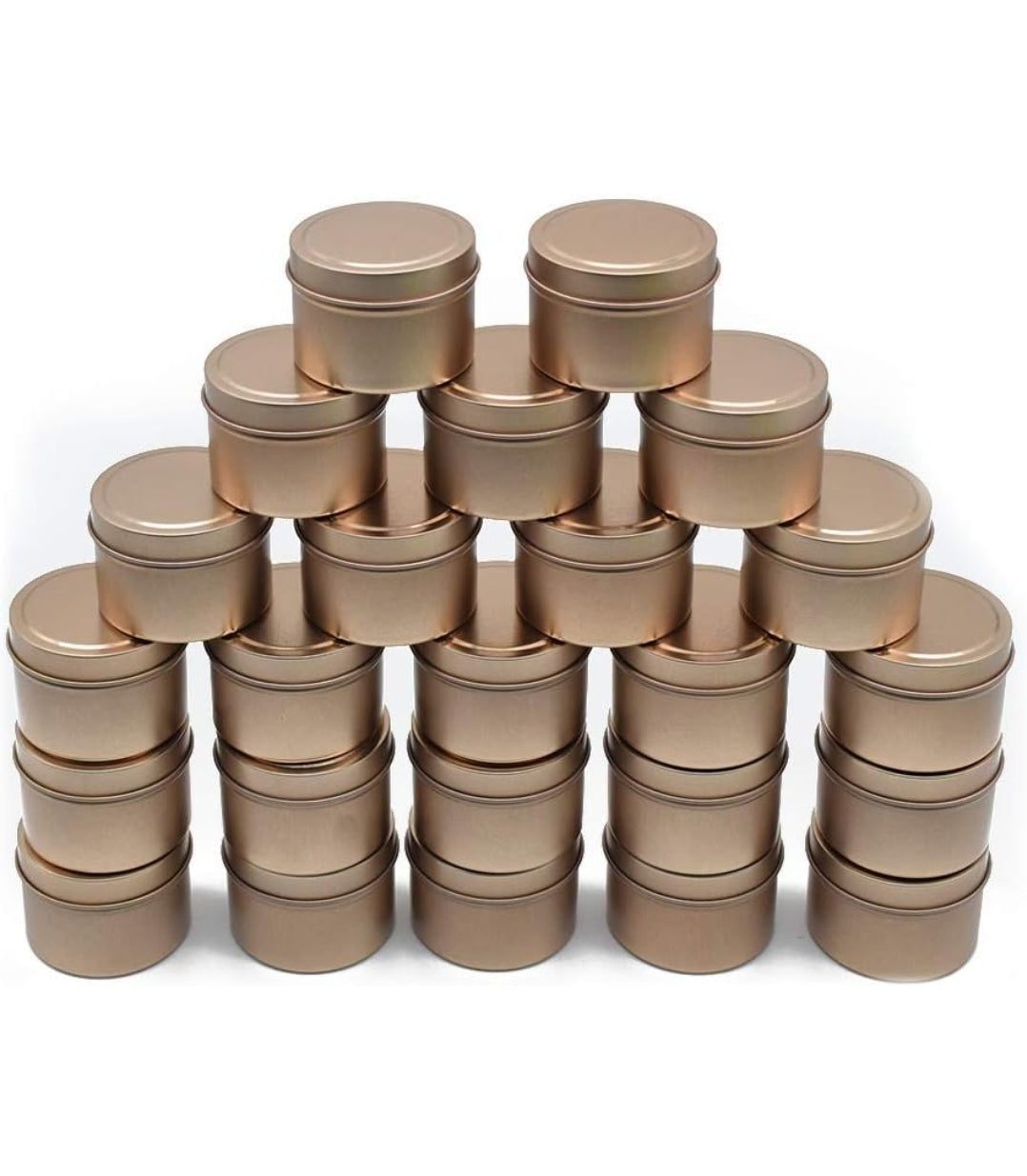 Tarros Metalicos para velones grandes 120ML (65x45mm)
