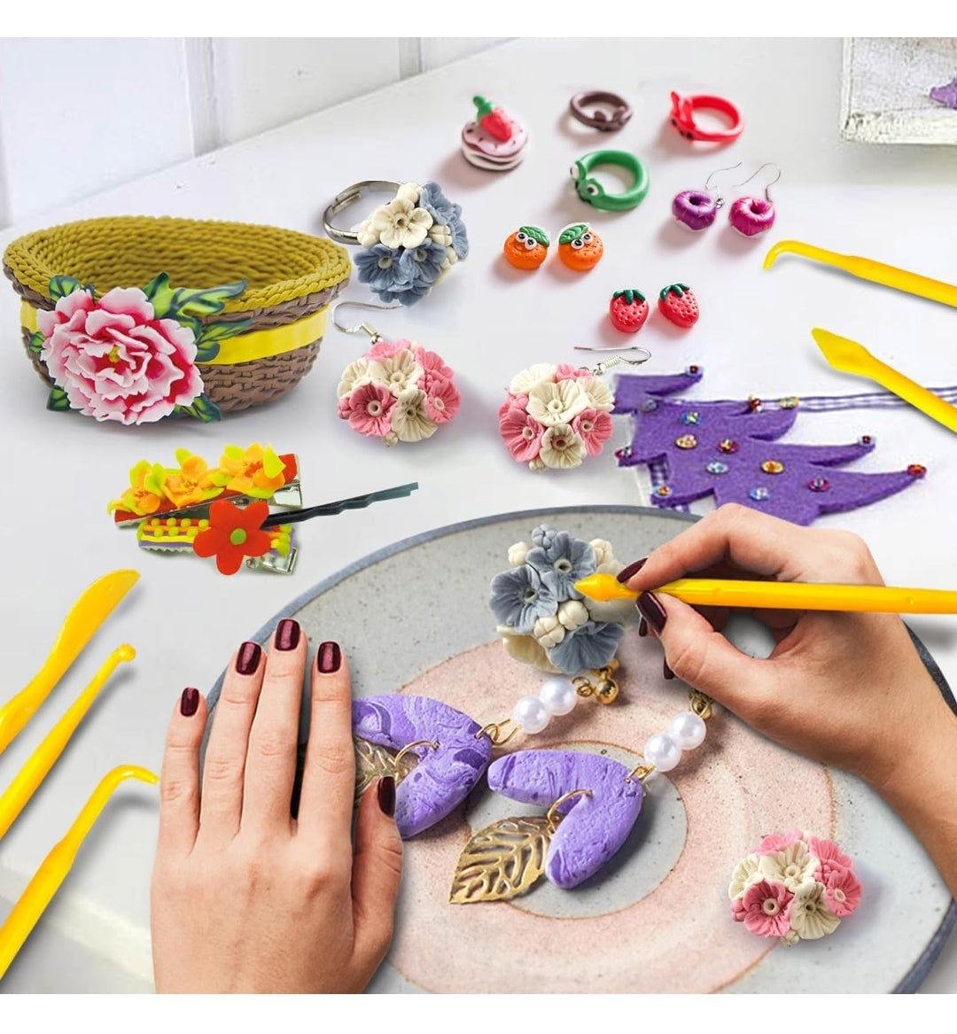 Kit Inicio de Arcilla Polimerica (Polymer Clay)