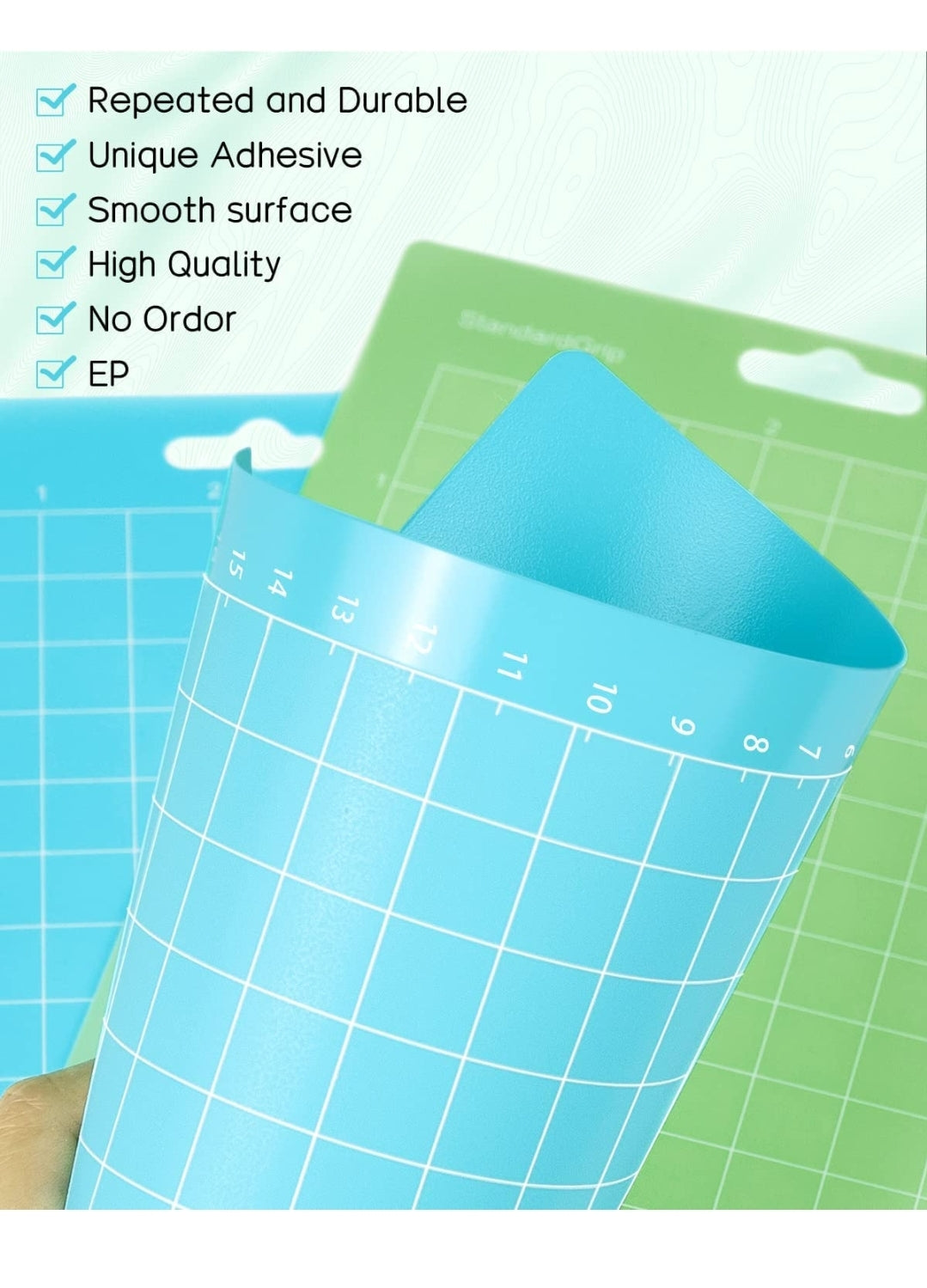 Mat de Corte para Cricut Joy dos Tamaños (1 grande + 1 pequeño)