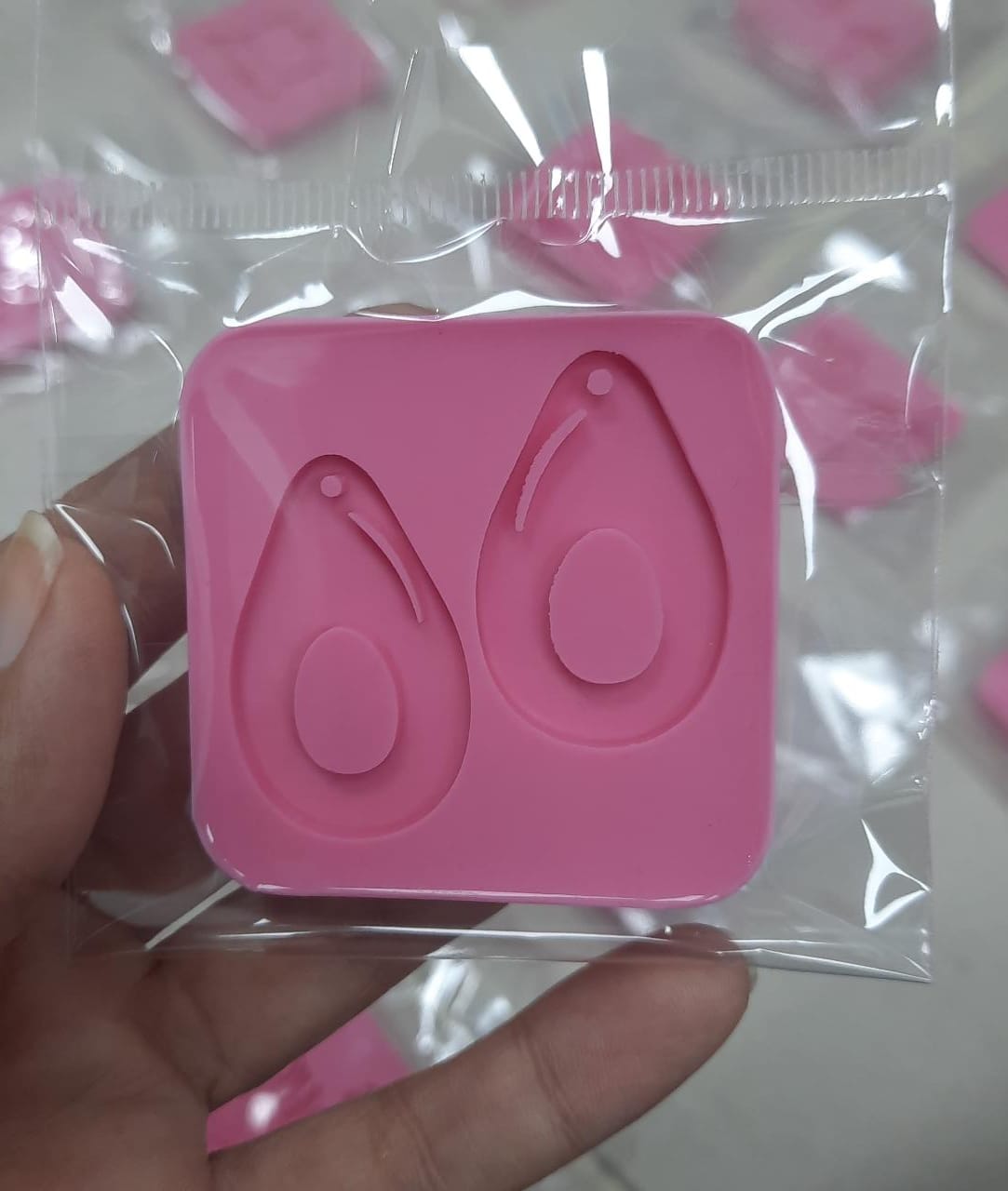 Molde de Aguacate para Dijes y Aretes