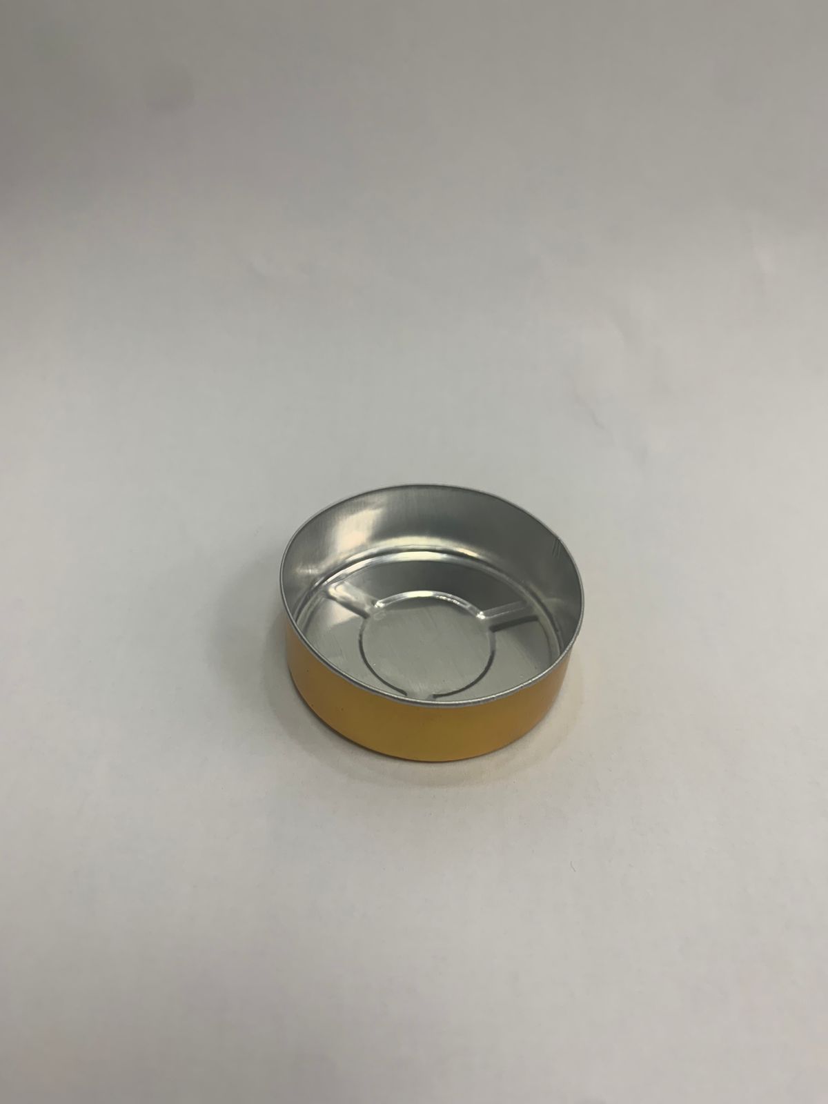 Tarro de metal para velas / Velones