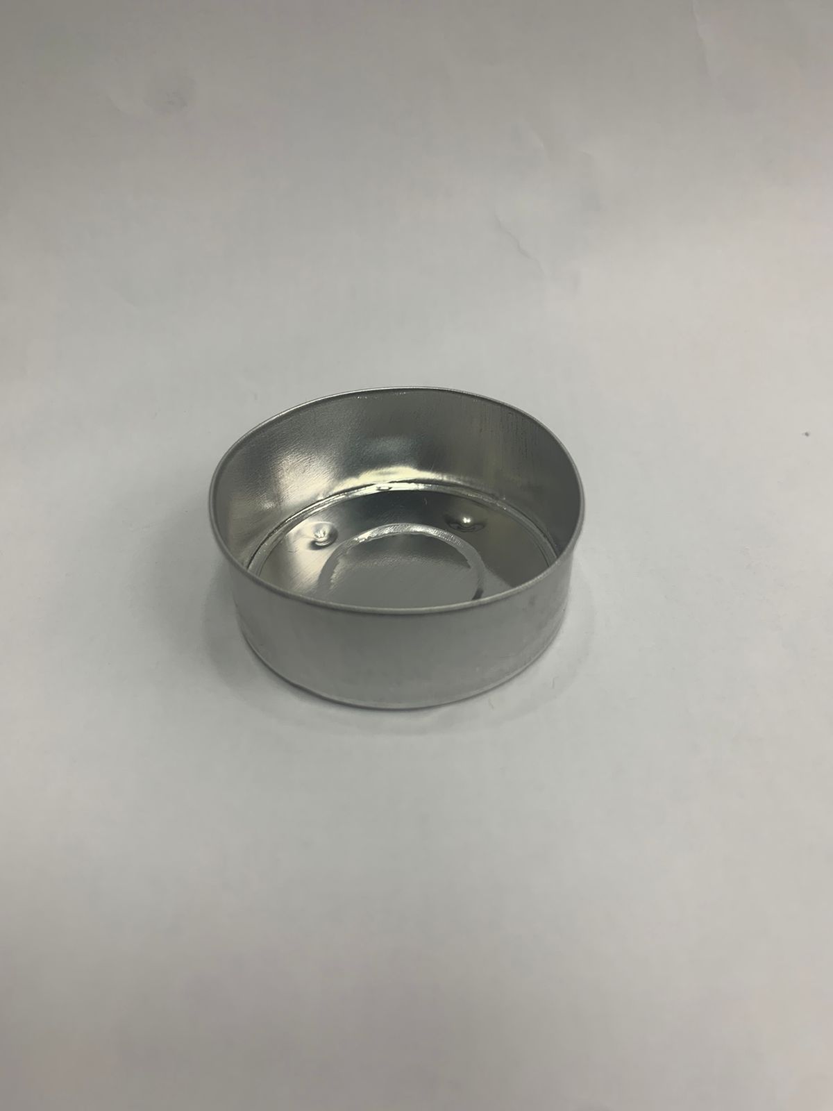 Tarro de metal para velas / Velones