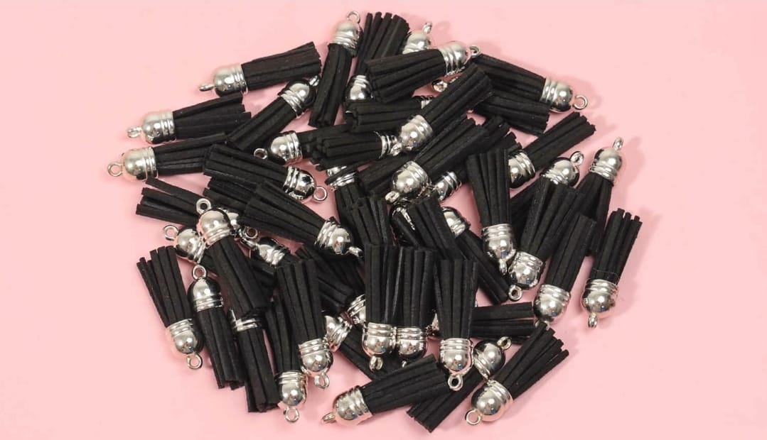 Borlas para Llaveros set de 35 unidades coloridas