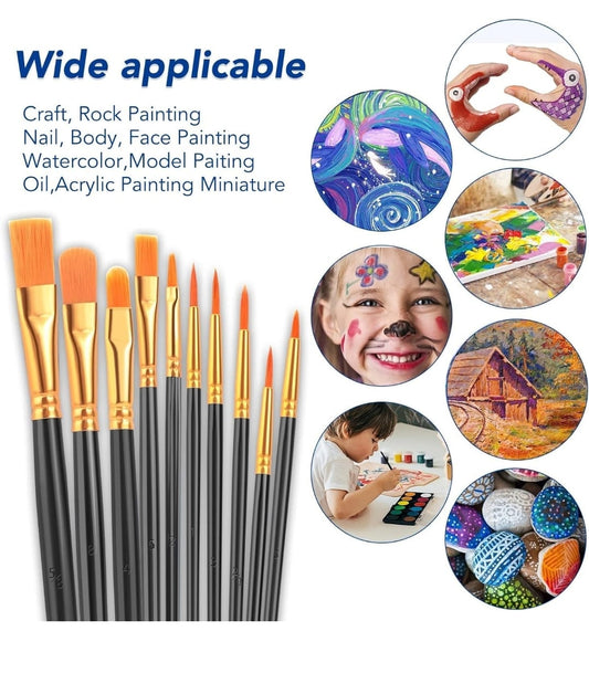 Kit de Pinceles para Pintura de diferentes tamaños