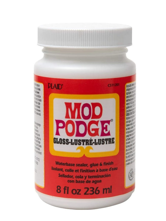 Pegamento Mod Podge Brilloso a Base de Agua, Sellador, Glue & Decoupage