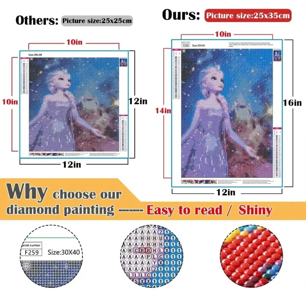 Pinturas de Diamantes 5D Diamond Painting Grande