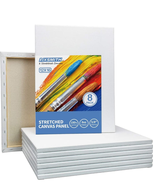 Lienzo estirado para pintar, Canvas con bastidor