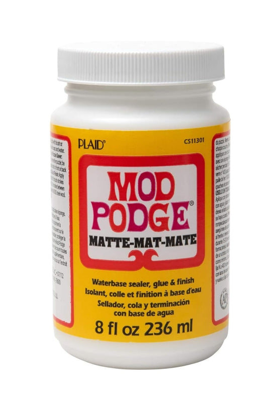 Pegamento Mod Podge Mate a Base de Agua, Sellador, Glue & Decoupage