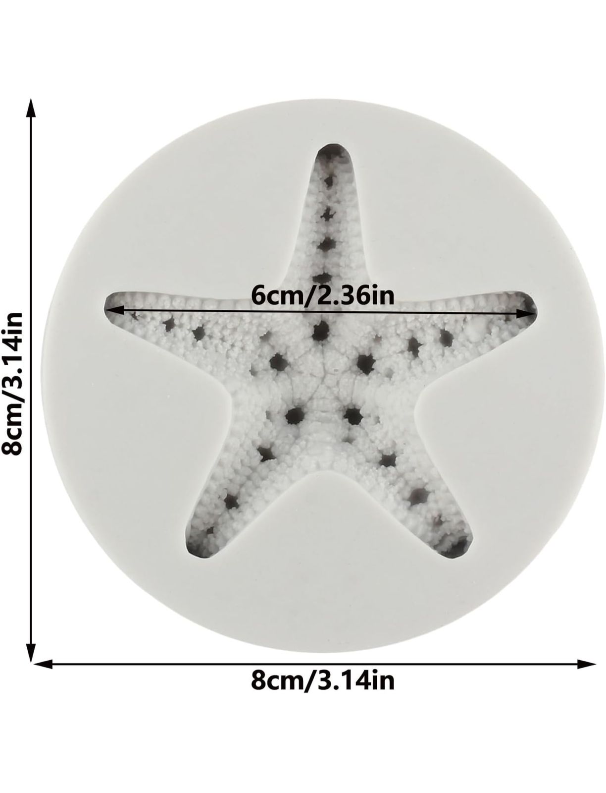 Molde de estrella de mar