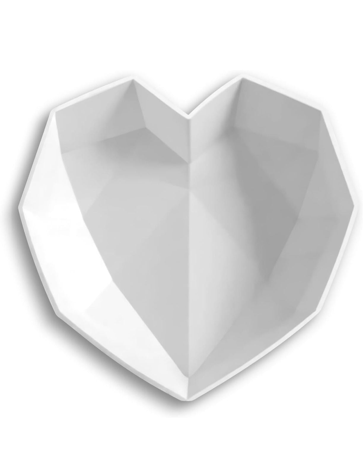 Molde de corazón en silicon grado alimenticio