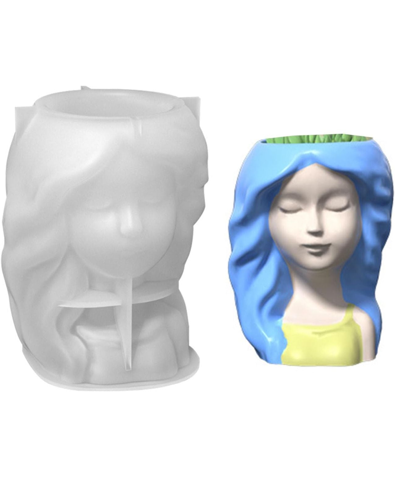 Molde de muñecas para maceteros