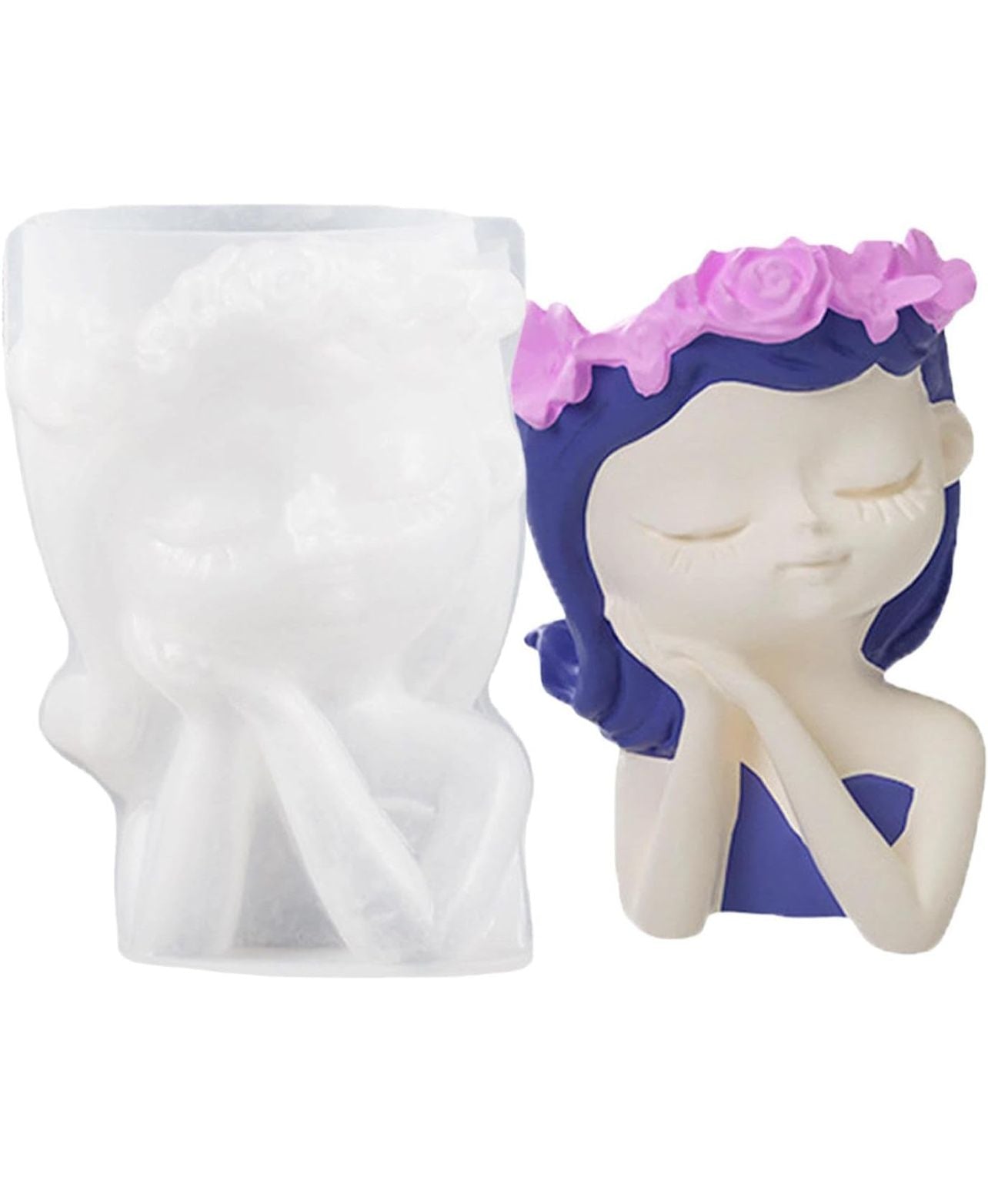 Molde de muñecas para maceteros
