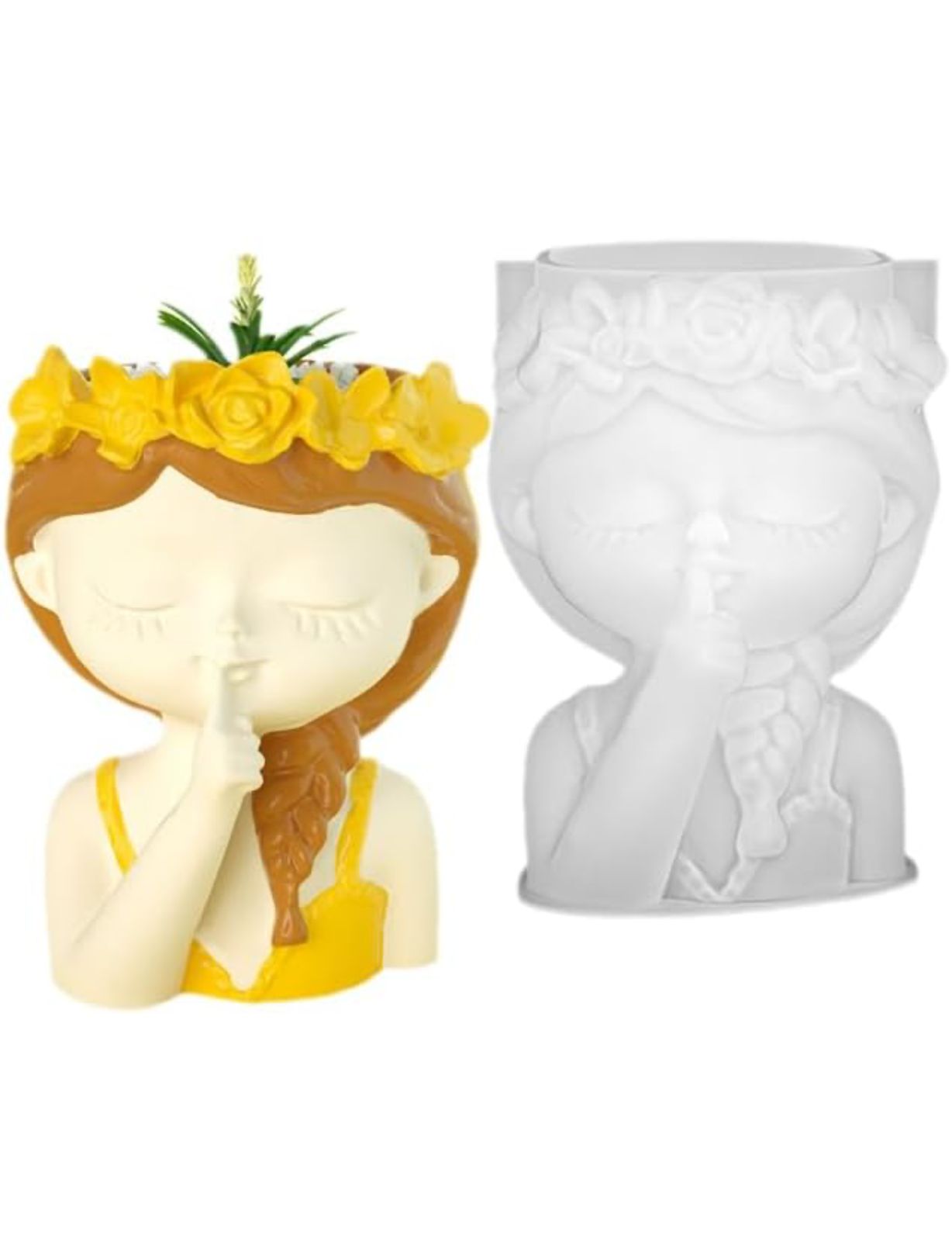 Molde de muñecas para maceteros