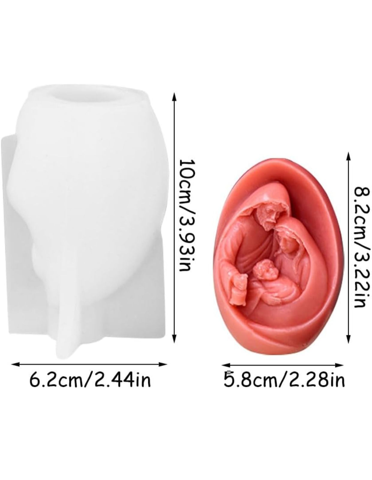 Molde del nacimiento de jesús
