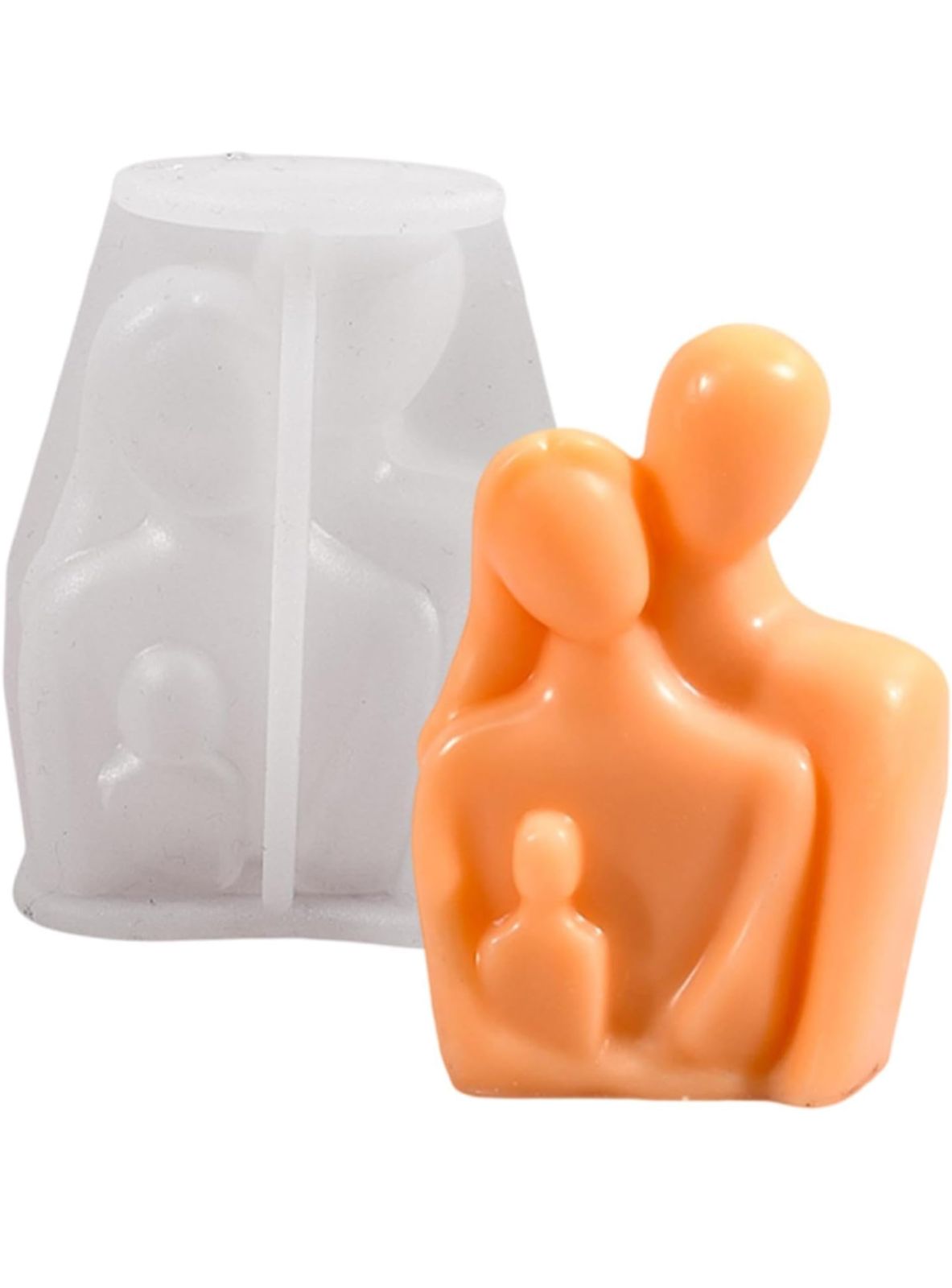 Molde de pareja para velas