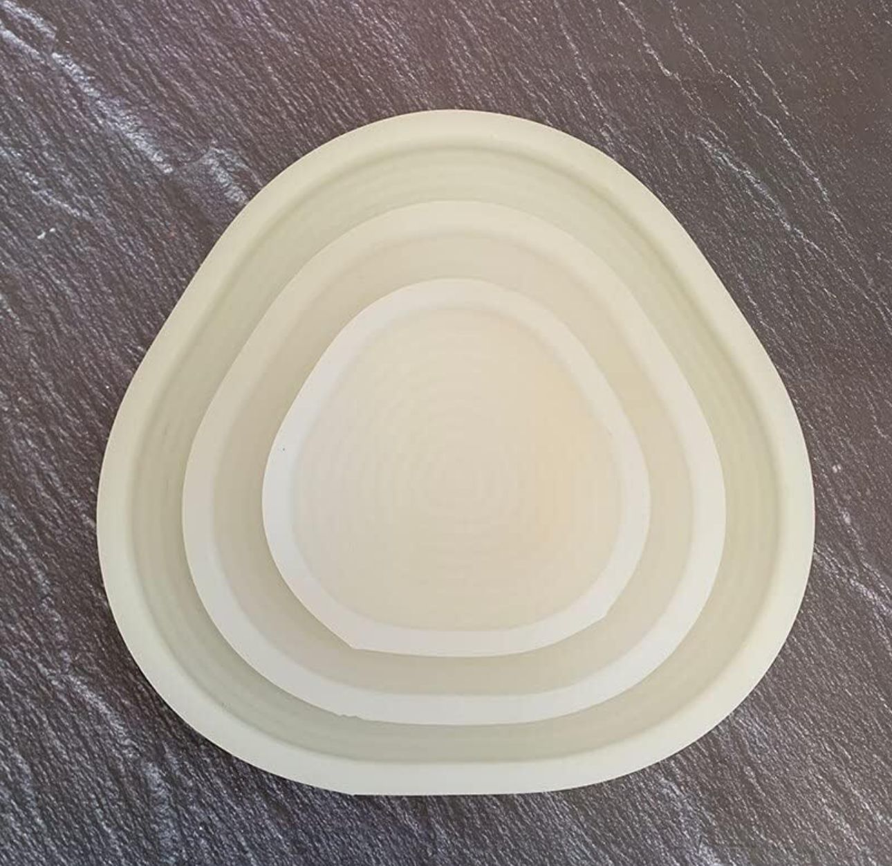 Moldes para bandejas y porta vasos a rayas