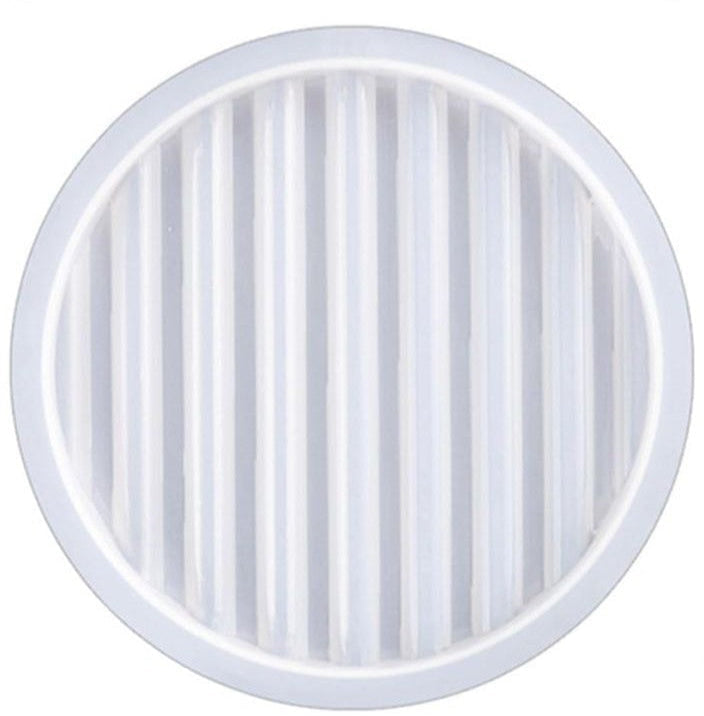 Moldes para bandejas y porta vasos a rayas