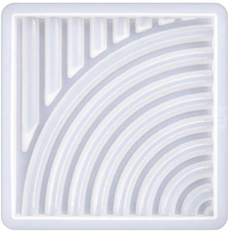 Moldes para bandejas y porta vasos a rayas