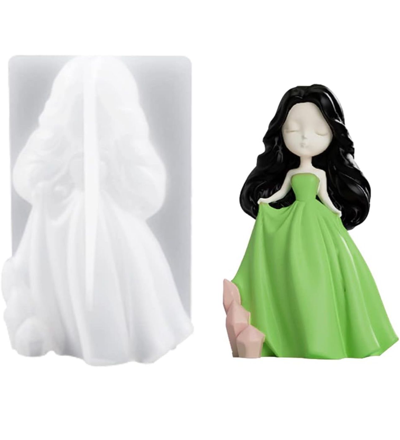 Molde de muñeca para velas