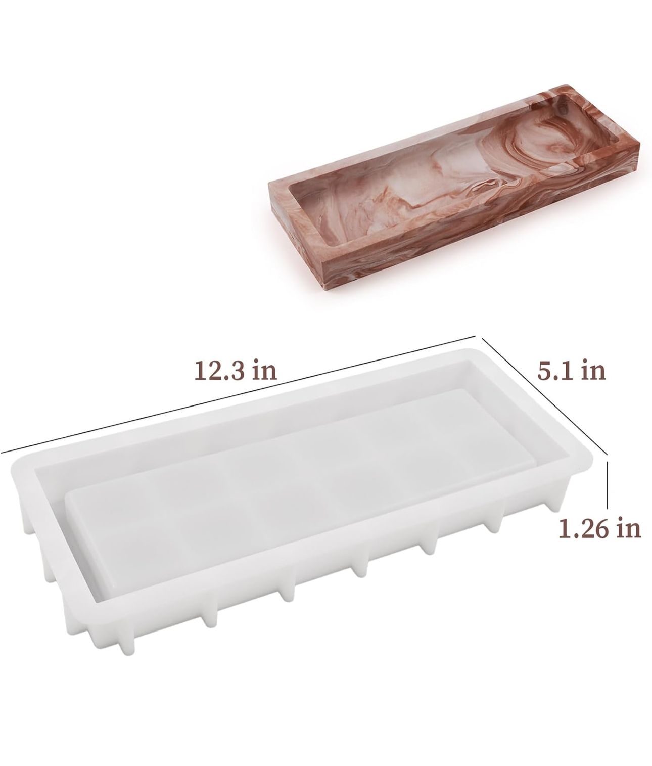 Molde de Bandeja rectangular