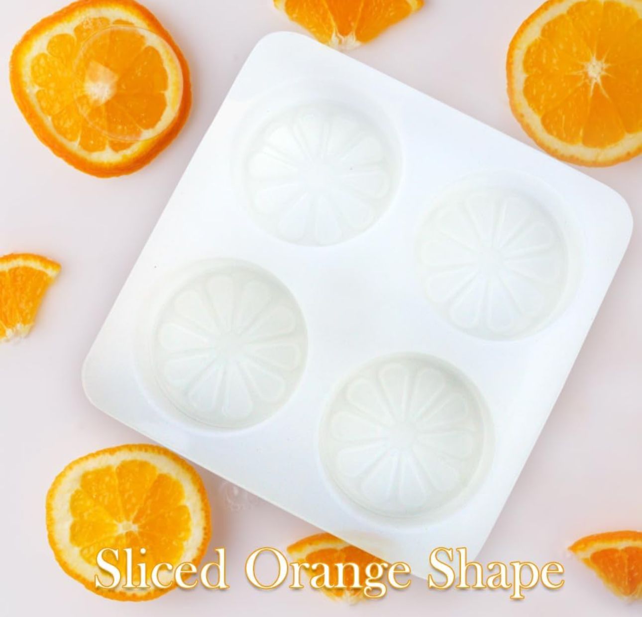Molde para jabones en forma de Naranja