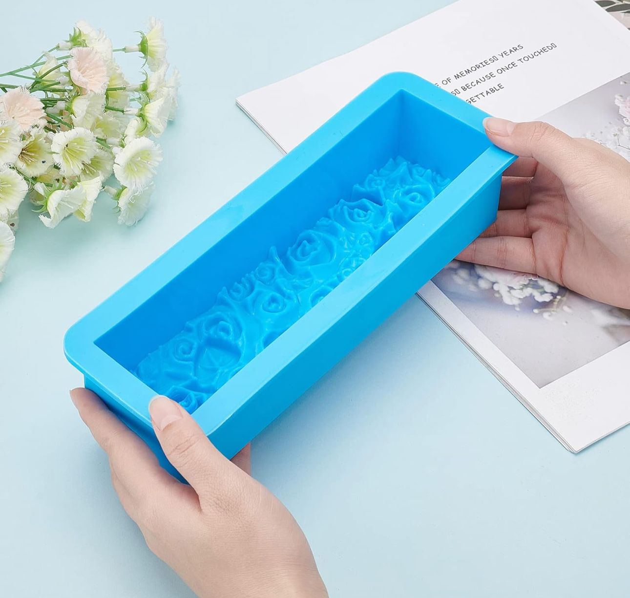 Molde Rectangular para Jabones Moldes para Jabones Artenales