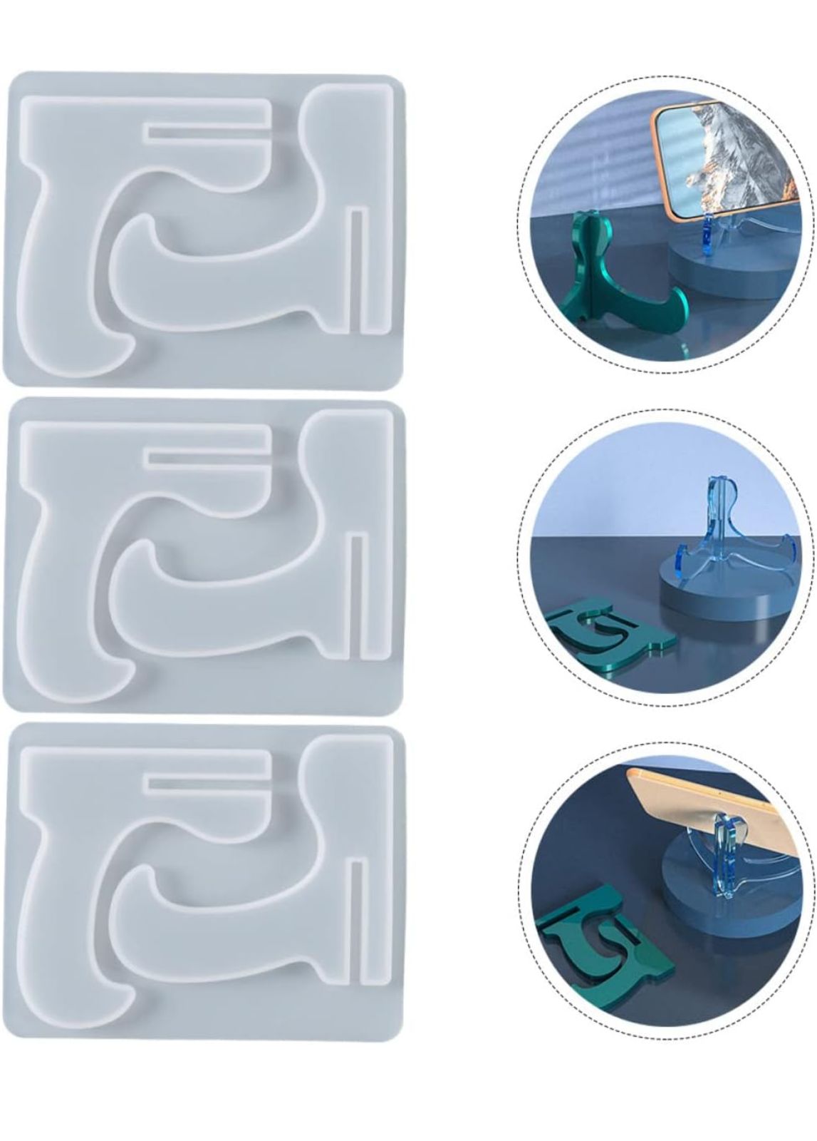 Molde de soporte para resina