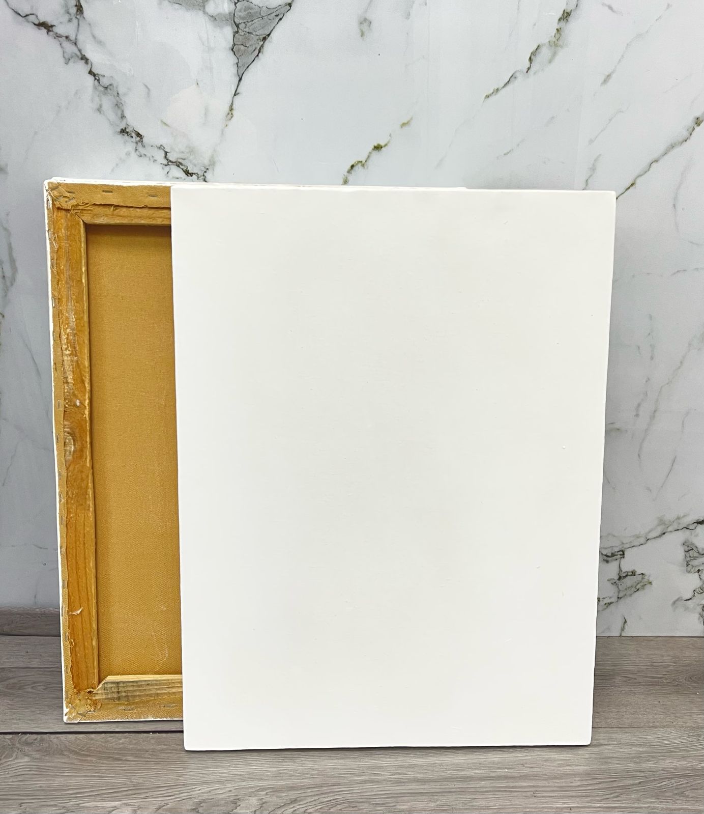 Lienzo estirado para pintar, Canvas con bastidor