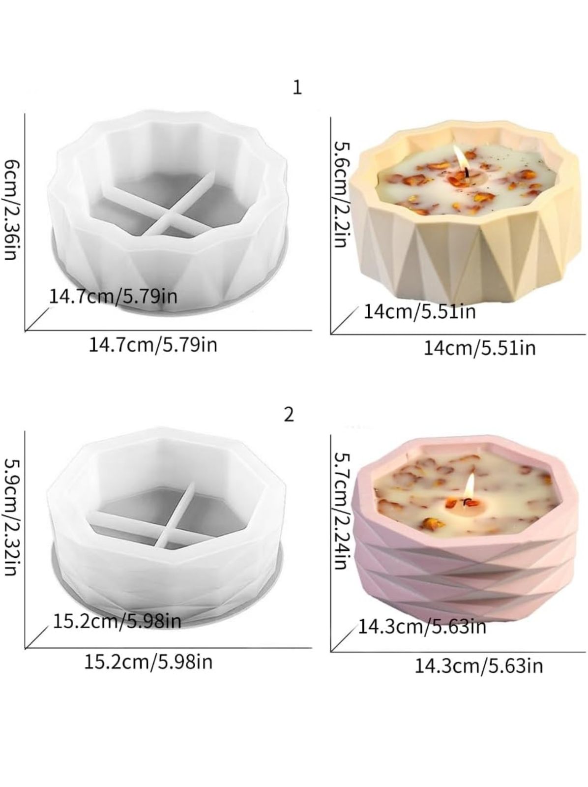Molde para Maceteros y Velones