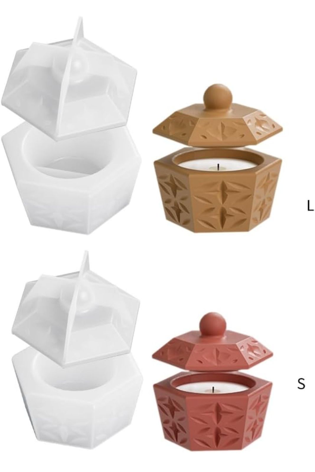 Molde para maceteros de velones y cofres
