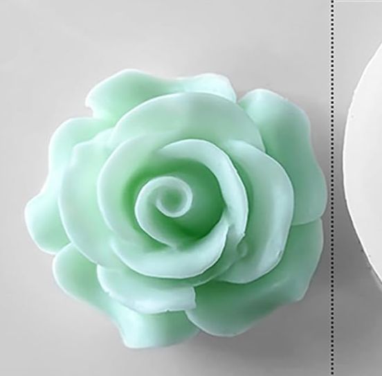 Molde para Velones y Jabones en Forma de Rosas