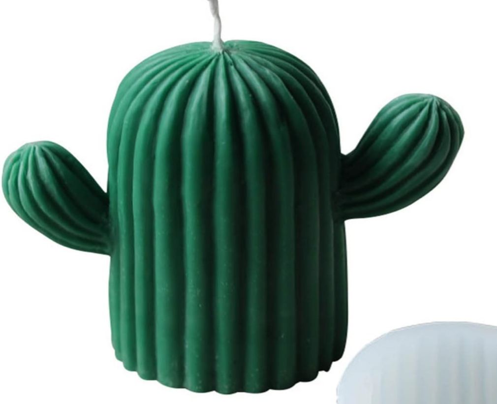 Molde de cactus para velas y resina