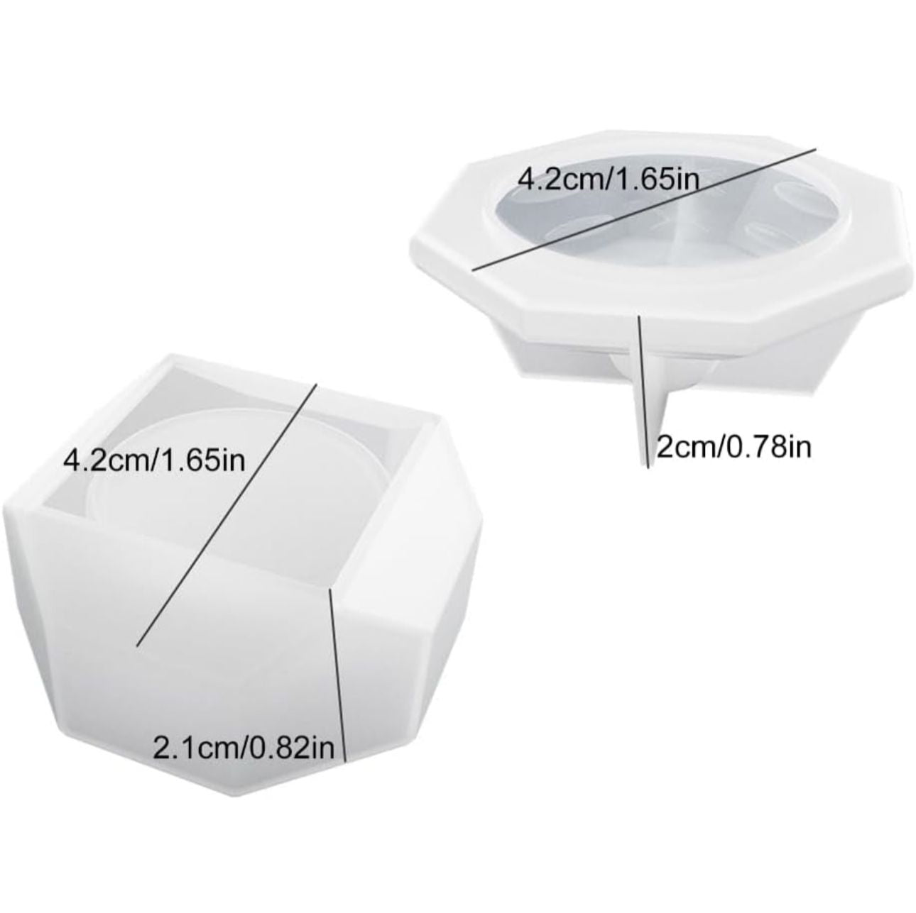 Mini Molde para cofre / macetero de velones y suculenta