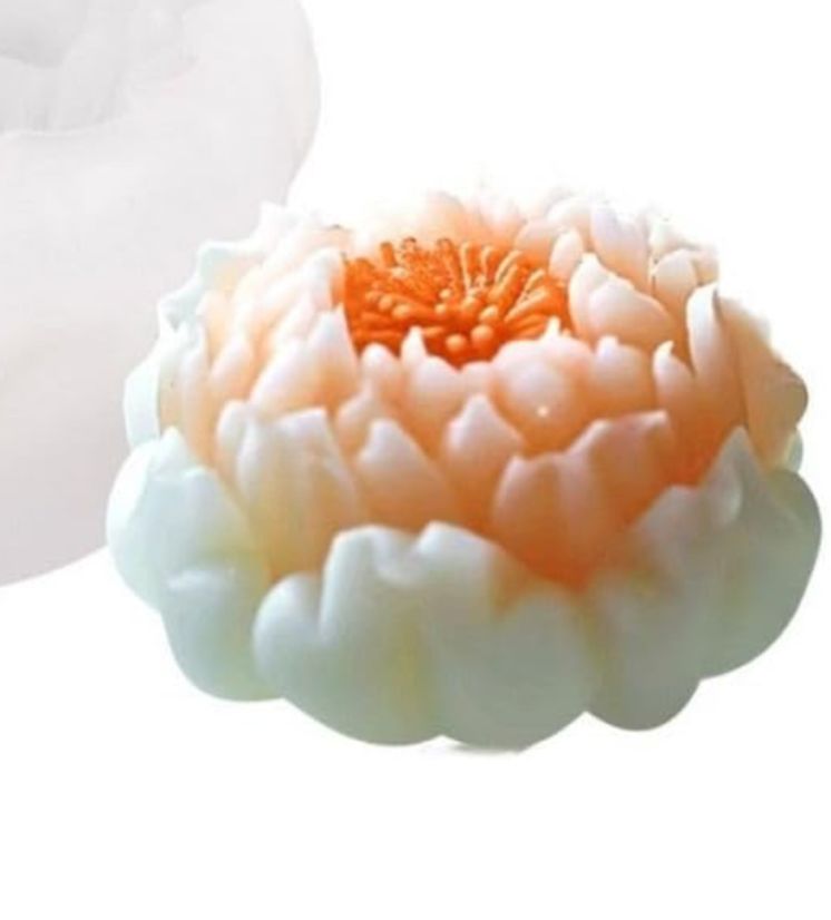 Molde para Velones y Jabones en Forma de Flor