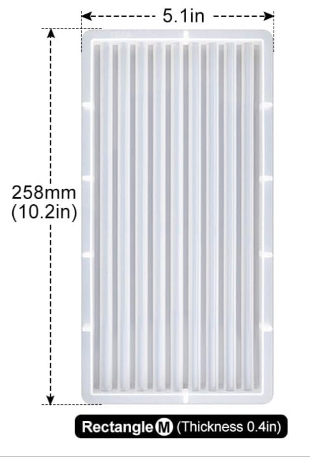 Moldes para bandejas y porta vasos a rayas