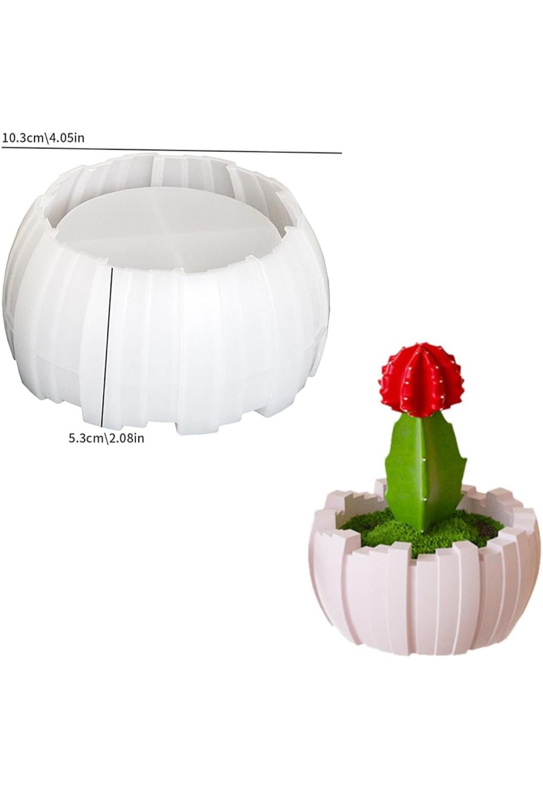 Molde para Velones Candle Jabones Tarros y Maceteros y Resina