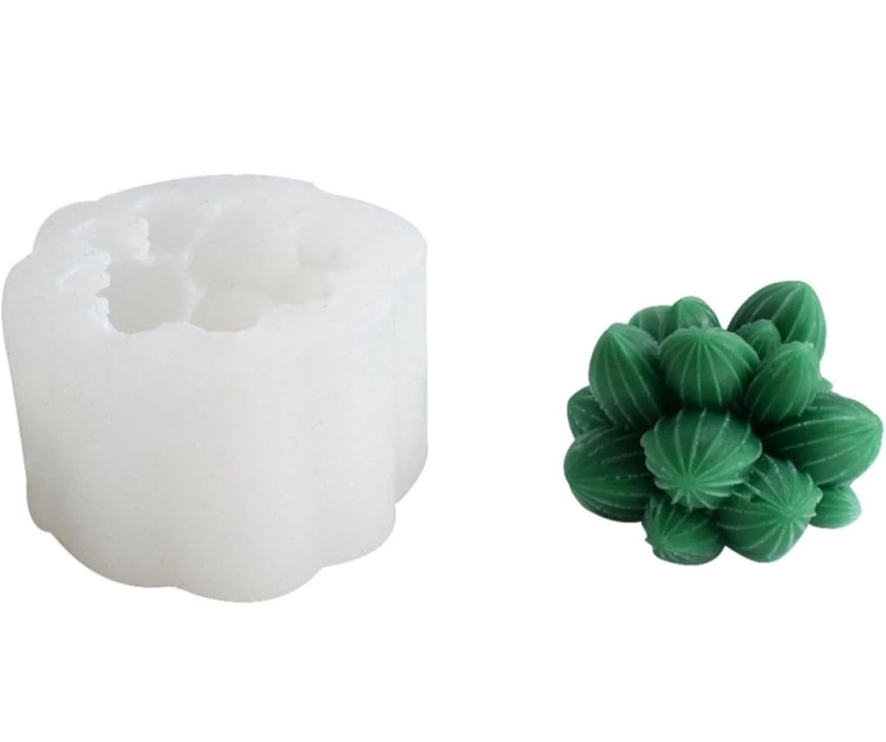 Molde de cactus para velas y resina